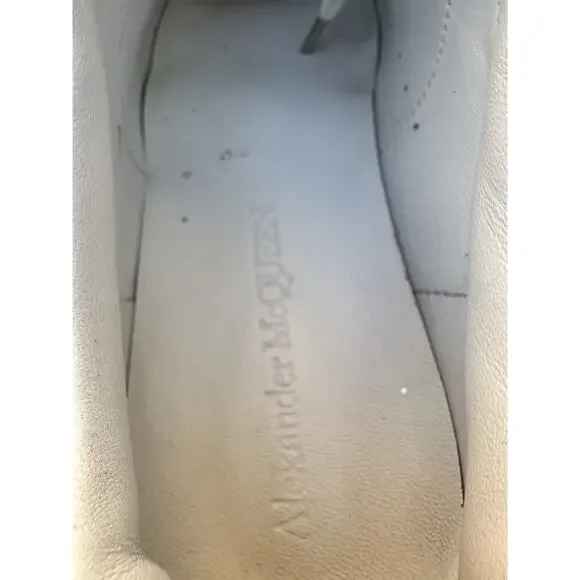 Alexander McQueen unisex Oversized Sneaker Clear Sole - White Womens Size EU 40 - Picture 11 of 13